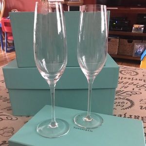 Tiffany champagne flutes